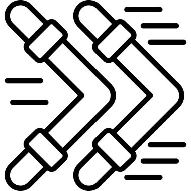 ok yönü ok simgesi ana hat biçiminde