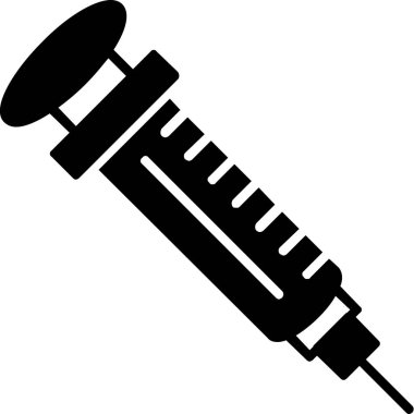 Şırınga vektör illüstrasyonu, Web kullanımı için Basit Vektör İllüstrasyonu