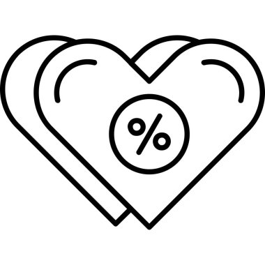 Taslak biçiminde indirimli etiket iskonto simgesi