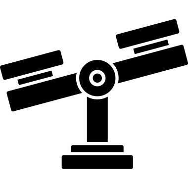 uydu anten ikonu vektör illüstrasyonu