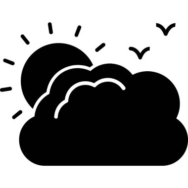 hava simgesi vektör illüstrasyonu