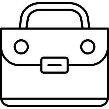 çanta çanta el çantası simgesi