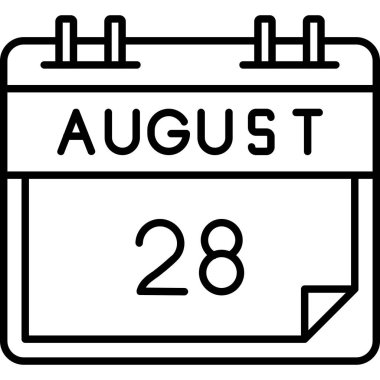 9 Ağustos, takvim günü ikon