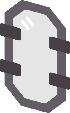 Dambıl spor salonu simgesi doldurulmuş taslak biçimi