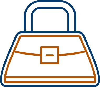 El Çantası Simgesi, Web Kullanımı için Basit Vektör İllüstrasyonu