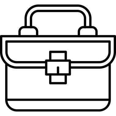 Çanta. Web kullanımı için basit tasarım, Basit Vektör İllüstrasyonu