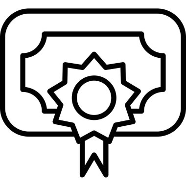 Ödül. Web simgesi basit illüstrasyon