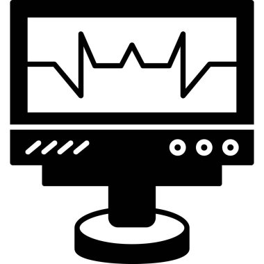 bilgisayar izleyici vektör illüstrasyonu
