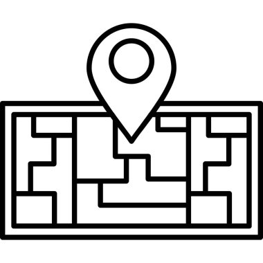 Harita konumu simgesi, özet biçimi