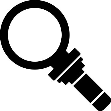 Arama simgesi vektör illüstrasyonu