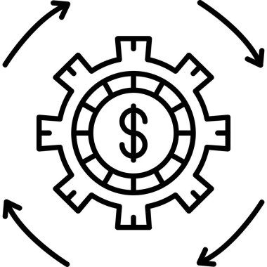 para simgesi vektör illüstrasyonu
