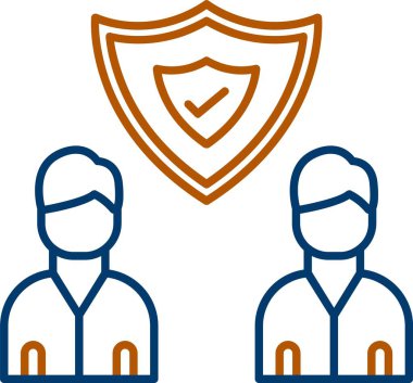 Web kullanımı için Kullanıcı Simgesi, Basit Vektör İllüstrasyonu