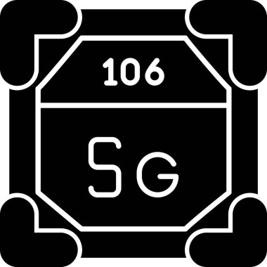 g. glyph simgesi. G ve G sembolü. Siyah düz stil. vektör illüstrasyonu