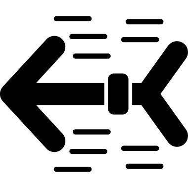 ok yönü simgesi ana hat biçiminde