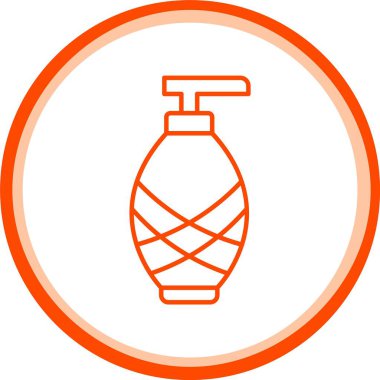 Web Kullanımı İçin Losyon Simgesi, Basit Vektör İllüstrasyonu