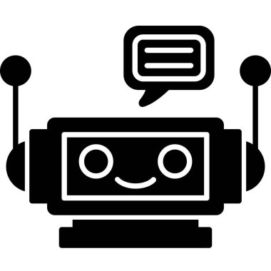 Konuş. Web simgesi basit tasarım