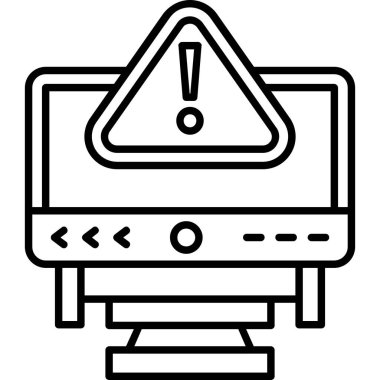 Uyarı vektör simge tasarlamak