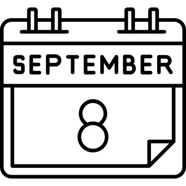 Tek bir günlük takvimdeki 7 Eylül tarihi