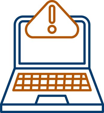 Bilgisayar ekranı simgesi, ana hat biçimi