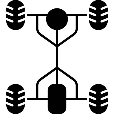 ağ bağlantı simgesi. vektör illüstrasyonu