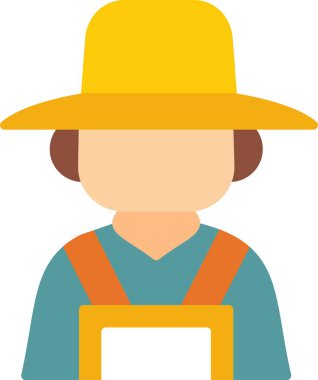 Sırt çantası ikonlu turist kadın. Web için sırt çantası vektör simgesi taşıyan gezginin çizgi film çizimi