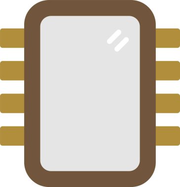 Cep telefonu simgesi, vektör illüstrasyonu