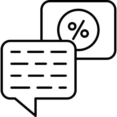 indirimli etiket satış simgesi