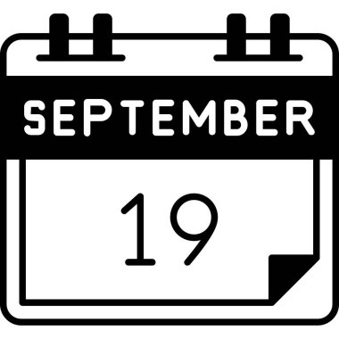 Ağustosun tarihi için kişisel ve ticari takvim içeren illüstrasyon.