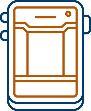 tarayıcı simgesi vektör illüstrasyonu