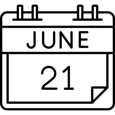 Takvim simgesi tasarımı, vektör illüstrasyonu