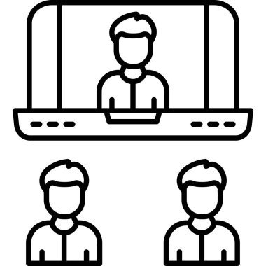 iş insanlar toplantı simgesi