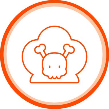 Korsanlar Simgesi, Web Kullanımı için Basit Vektör İllüstrasyonu