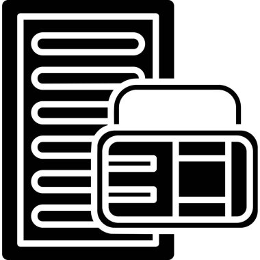 kitap simgesi vektör illüstrasyonu