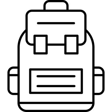 çanta okul çanta simgesi