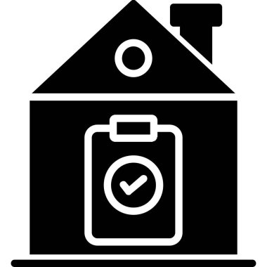 Ev. Web simgesi basit tasarım