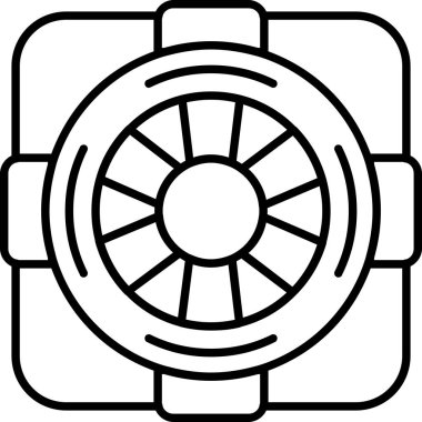 Otomobil tekeri simgesi, taslak biçimi