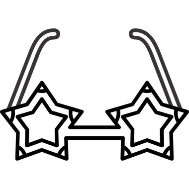 Yıldızlar. Web simgesi basit illüstrasyon