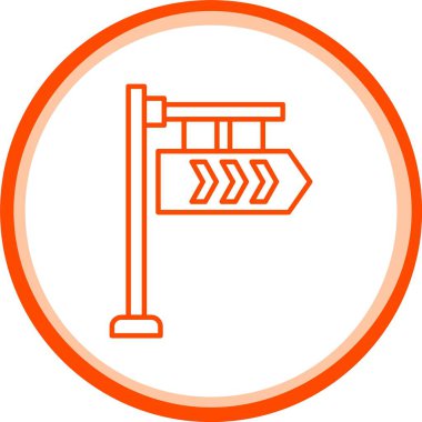 Web Kullanımı için İmza İletisi Simgesi, Basit Vektör İllüstrasyonu