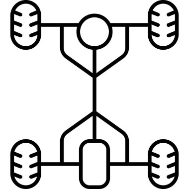 ağ bağlantısı simgesi çizimi