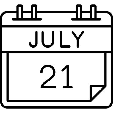 Takvim simgesi tasarımı, vektör illüstrasyonu