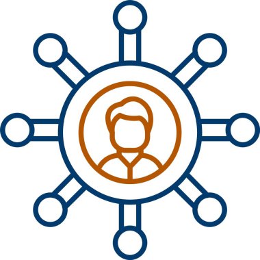 İş adamları vektör illüstrasyonu