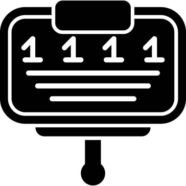 Takvim simgesi, vektör çizimi