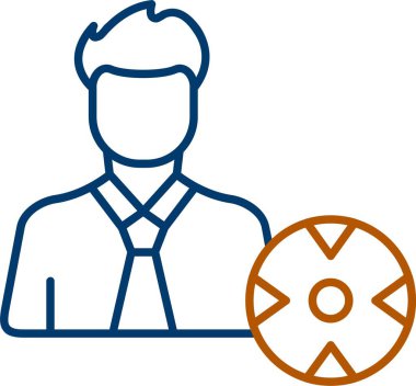 seo modern simgesinin vektör illüstrasyonu