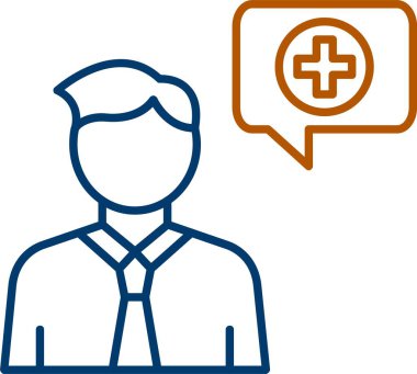 Web Kullanımı için Pozitif Simge, Basit Vektör İllüstrasyonu