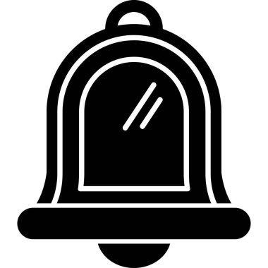 Alarm çanı simgesi, basit vektör çizimi