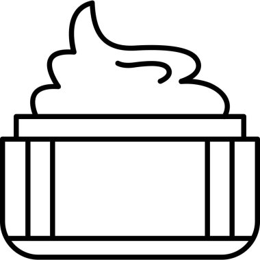 Ana hatlarıyla sıcak çay ikonu