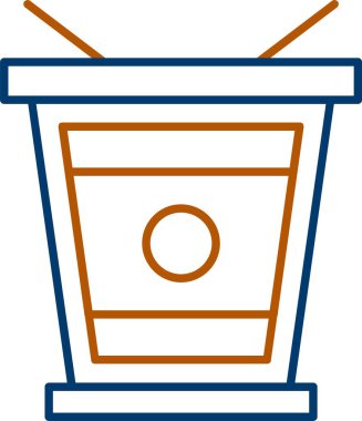 Kova Simgesi, Web Kullanımı için Basit Vektör İllüstrasyonu