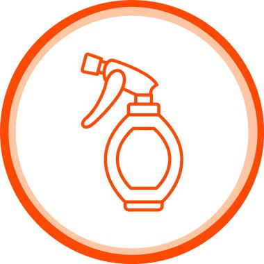 Web Kullanımı için Su Spresi Simgesi, Basit Vektör İllüstrasyonu