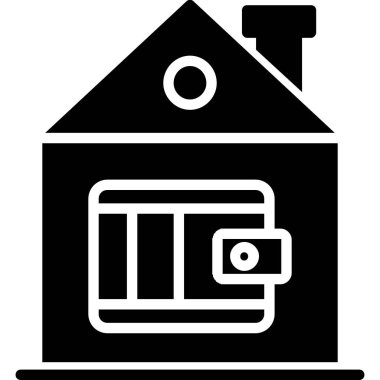 banka simgesi vektör illüstrasyonu