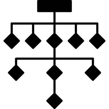 ağaç simgesi vektör illüstrasyonu